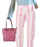 VINTAGE 1990'S TAN JAY SEAFOAM GREEN PLEATED FRONT BLOUSE (10) Photo 0