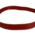J. McLaughlin  Brown Leather Belt, Size 40 Photo 3