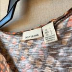 DKNY  JEANS Geometric Orange and Brown Tank Top large Photo 2