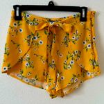 Kendall + Kylie Pacsun Yellow Summer Floral Skort Photo 2