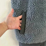 Bass Outdoor Women Route Hiking Faux Sherpa Vest‎ Size Small Gray Outdoorsy Photo 3