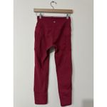 Lululemon All The Right Places Crop II *23" Ruby Wine Women's Size 6 Photo 3
