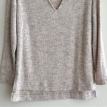 DOLAN Mockneck Long Sleeve Sweater with Keyhole Neckline, Tan, Size XS Photo 2