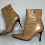 Buffalo London Vintage Y2K Tan Leather Ankle Boots Women’s Size EU 38 US 7.5 Photo 0