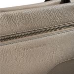 Rebecca Minkoff Gabby Taupe Pebbled Saffiano Leather Large Satchel Tote Bag EUC Photo 9