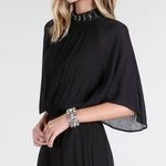 NIKIBIKI NEW Black Angel Wing Jeweled Neck Romper Photo 2