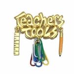 Teachers Tools Brooch, Gold Toned Photo 0