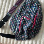KAVU Women's Sling Bag - Blue with Multicolor Popsicle Pattern Photo 3