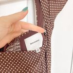 Reformation  Oaklyn Cap Sleeve Linen Mini Dress Chocolate Chip Photo 2