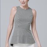 White House | Black Market | Gingham Peplum Blouse Photo 0