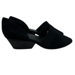 Eileen Fisher Hilly Suede d'Orsay Pump Black Suede Size US 9 Photo 3