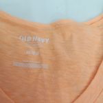Old Navy XS V Neck Short Sleeve Orange Sherbert T Shirt Photo 9