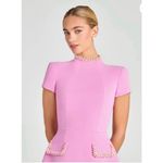 Nadine Merabi Simone Pink Pearl Mini Dress Photo 1