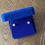 Boxed Vintage Loni Anderson CZ Necklace & Earring Set Silver Photo 3