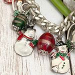 Germany Christmas Themed Loaded Charm Bracelet Red Photo 4