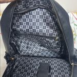 London Fog  Black Leather Backpack with Gold Zipper New without Tag Photo 11