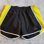 Nike Womens Dri Fit Tempo Running Shorts Black Yellow Green Size XS Photo 0