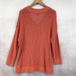 Torrid Women Sweater 1X Open Knit Fall Harvest Minimalist Relaxed Pumpkin Patch Photo 5