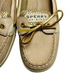 Sperry  Metallic Glitter Gold Tan Angelfish TopSider Boat Shoes Loafers sz 8.5 Photo 5