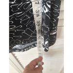 Chico's  Black White Floral Print Long Sleeve Wrap Midi Dress Size 2 (USL) Photo 4