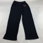 Harley Davidson Black Waffle Knit Wide Leg Lounge Pant S Photo 5