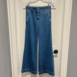 frame denim  Metropolitan Wide Leg High Rise Jeans Size 24 Margolis Photo 3