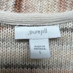 PureJill Marled Chunky Knit Cardigan Womens Large Casual Workwear Cozy Warm Soft Pink Photo 1