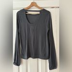 Chaser  Flecked Grey Long Sleeve Silk Viscose Blend Size Large NWT‎ Photo 1