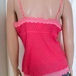 Hanky Panky Vintage Pink Lace Mesh Camisole Top Brand New Hard Find Made in USA Photo 5