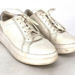 UGG  Scape Platform Sneaker White Leather Women's Size 9 Photo 0