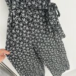 Gap NWT  Wide Leg Belted Floral Jumpsuit Photo 2