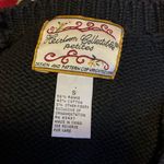 Vintage Holiday Embroidered Cardigan Vest Candles Ornaments Knit Photo 1