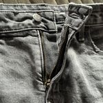 Old Navy Dark Wash Black/Grey Denim Shorts Size 6 Photo 6