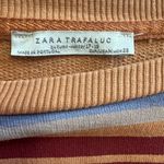 ZARA Trafaluc striped sweatshirt with brown sleeves Photo 7