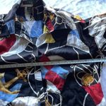 Ralph Lauren Lauren Women’s Sz M Nautical Sailing Flag Anchor Button Up Blouse Photo 7