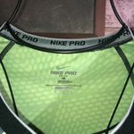 Nike  pro fitted long sleeve shirt geographic print green black and gray small​​ Photo 2