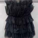 Black Puff Tulle boutique dress Size XS Photo 0