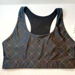 Terez Sports Bra Black Rainbow Seeing Sound Hi-Shine Bra Sz XL NWT Colorful Photo 4