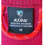 Kuhl Maroon Red Ribbed Activewear Full Zip Jacket ~ Women's Size MEDIUM Photo 5