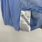 Old Navy  Light Blue Top Blouse Cold Shoulder Flare Sleeves Woven Size XXL Photo 9