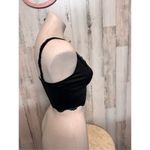 Romwe Black Lace Trim Crop Cami Top – Size S (US 4) Photo 5