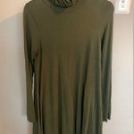 Lulus Women’s Lulu’s Olive Green Turtleneck Dress Photo 0