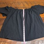 Boutique Textured Off Shoulder Top with Shorts Elodie Set Black Size L Photo 7