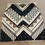 EXPRESS Sequence Mini Skirt Photo 1