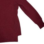 White + Warren V Neck Long Sleeve Cashmere Sweater Burgundy Women's Size S Red Photo 4