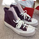 Converse  Chuck 70 Cozy Utility sneakers in burgundy NWT Photo 1