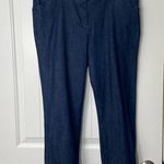 New York & Co. NWOT 7th Avenue women’s dark wash blue denim straight jeans Photo 0