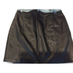 Guess LA Faux Leather Denim Mini Skirt 8 Tarra/Rebel Moto High rise Photo 2