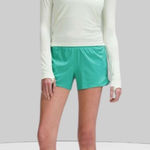 Lululemon Hotty Hot High-Rise Lined 4" Running Shorts in Kelly Green Size 2 Photo 0