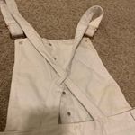 White denim shorts overalls Size 2 Photo 6